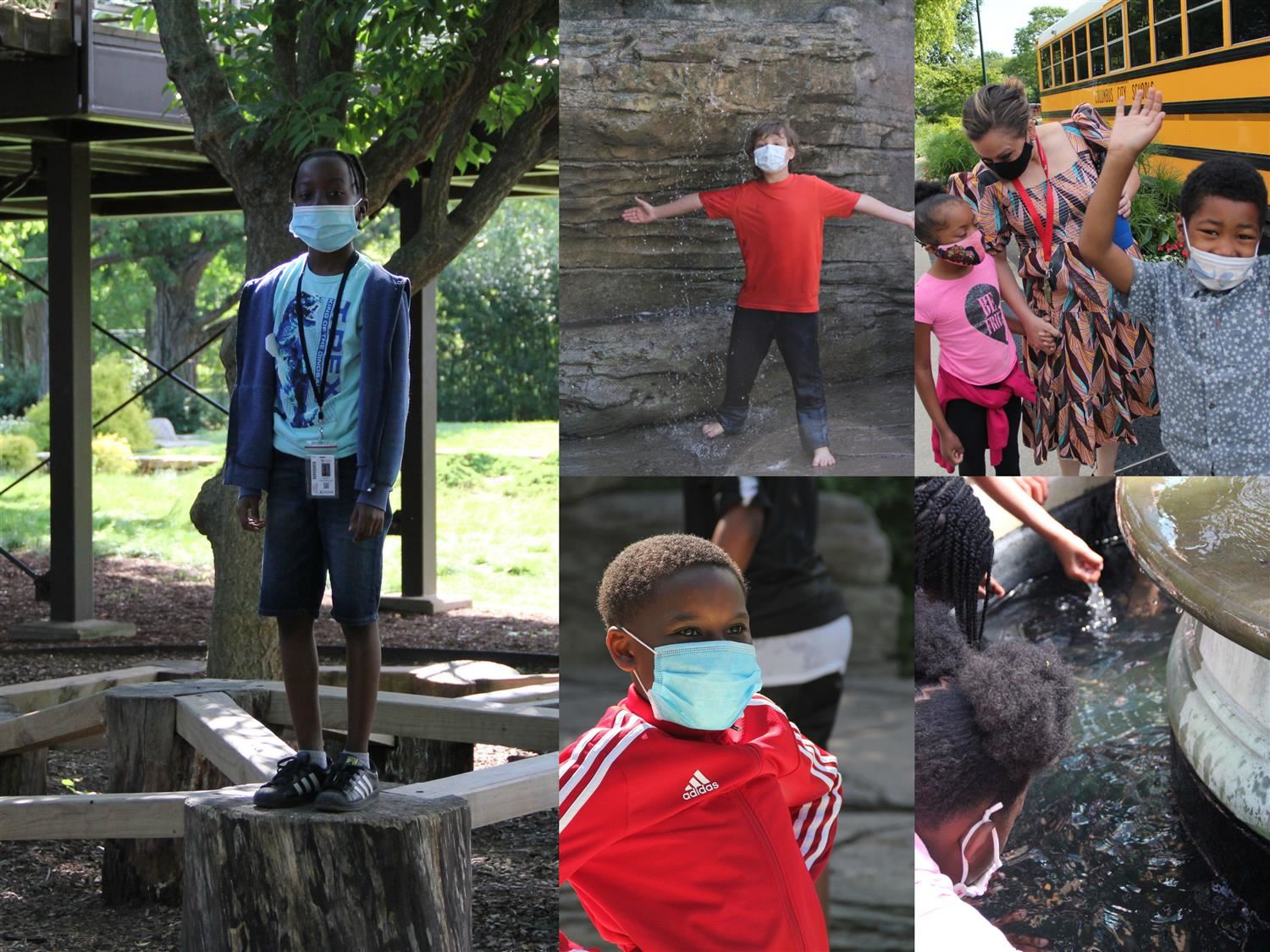 Students at Franklin Park